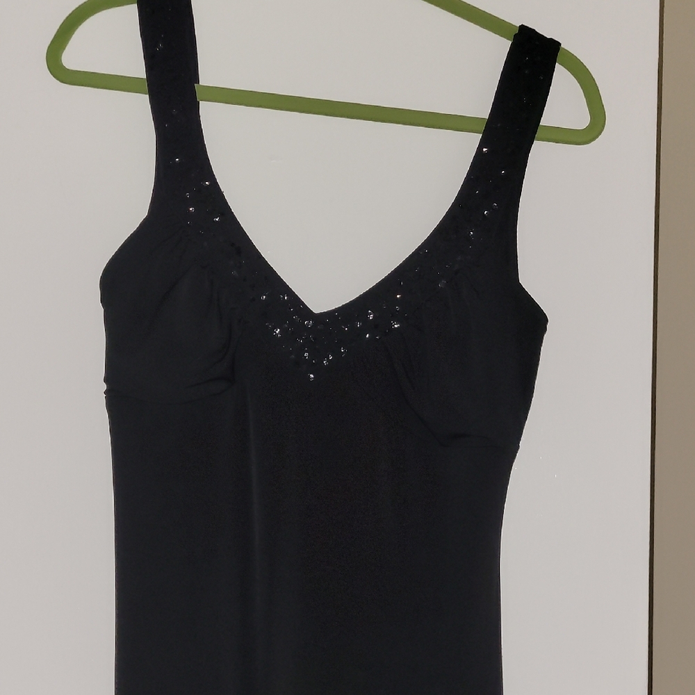Elegant Black Sleeveless Dress